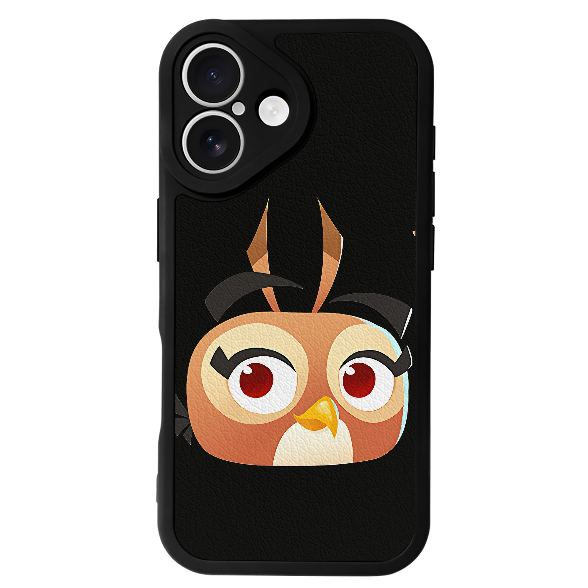 （画像用） Angry Birds アングリーバード 【iPhone 16シリーズ対応】シリコンスマホケース（レザー調） 材質：シリコン